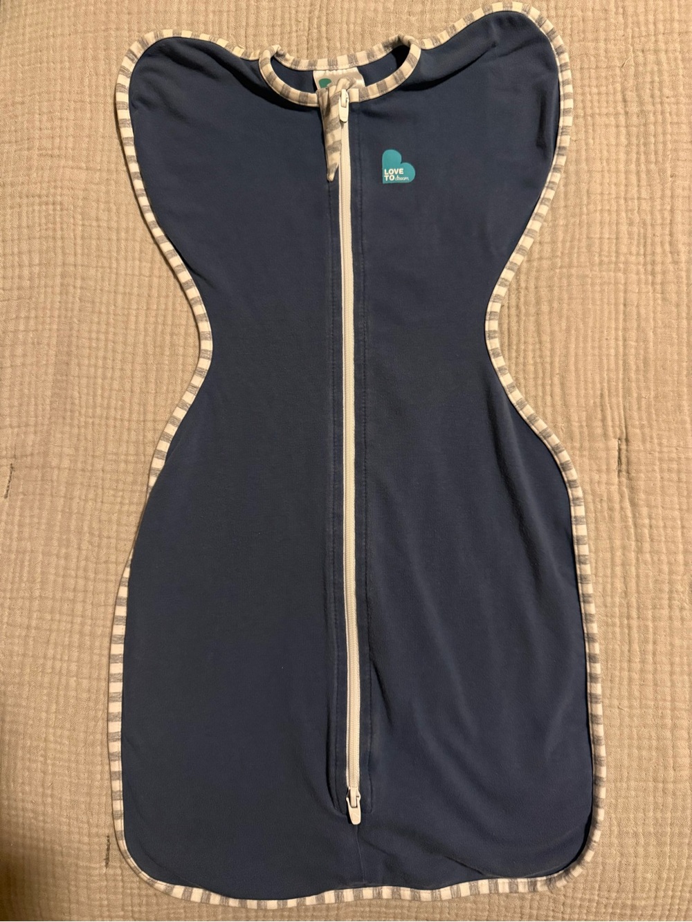 Love To Dream Navy Swaddle Sleep Sack - Size S